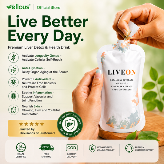 Wellous Immority LiveOn Anti-Aging Antioxidant Supplement